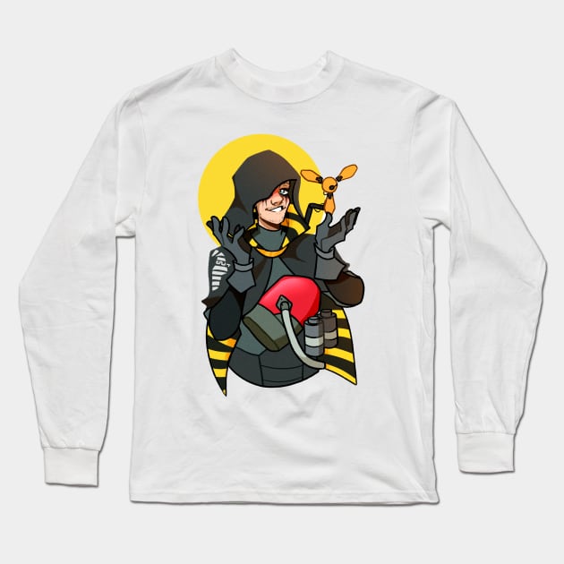 Higgs Death Stranding Long Sleeve T-Shirt by gaypompeii